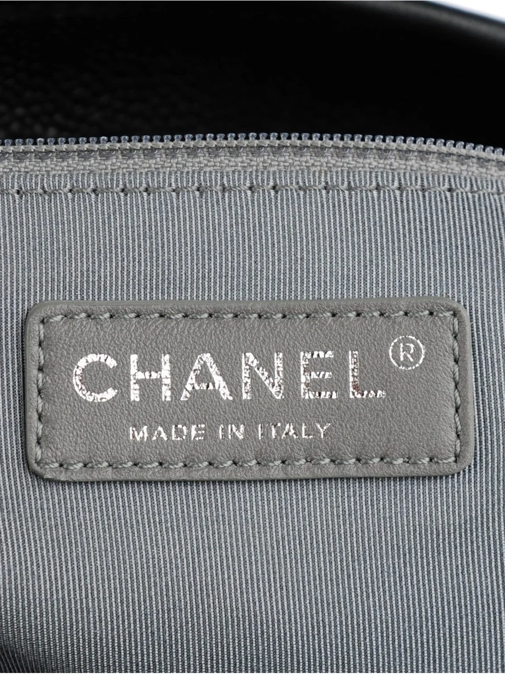 Chanel Caviar Quilted French Riviera Hobo Black